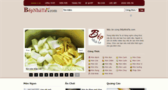 Desktop Screenshot of bepnhata.com